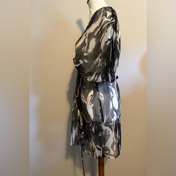 Diane Von Furstenberg Silk Tunic w/ Embellishment - Picture 6 of 12